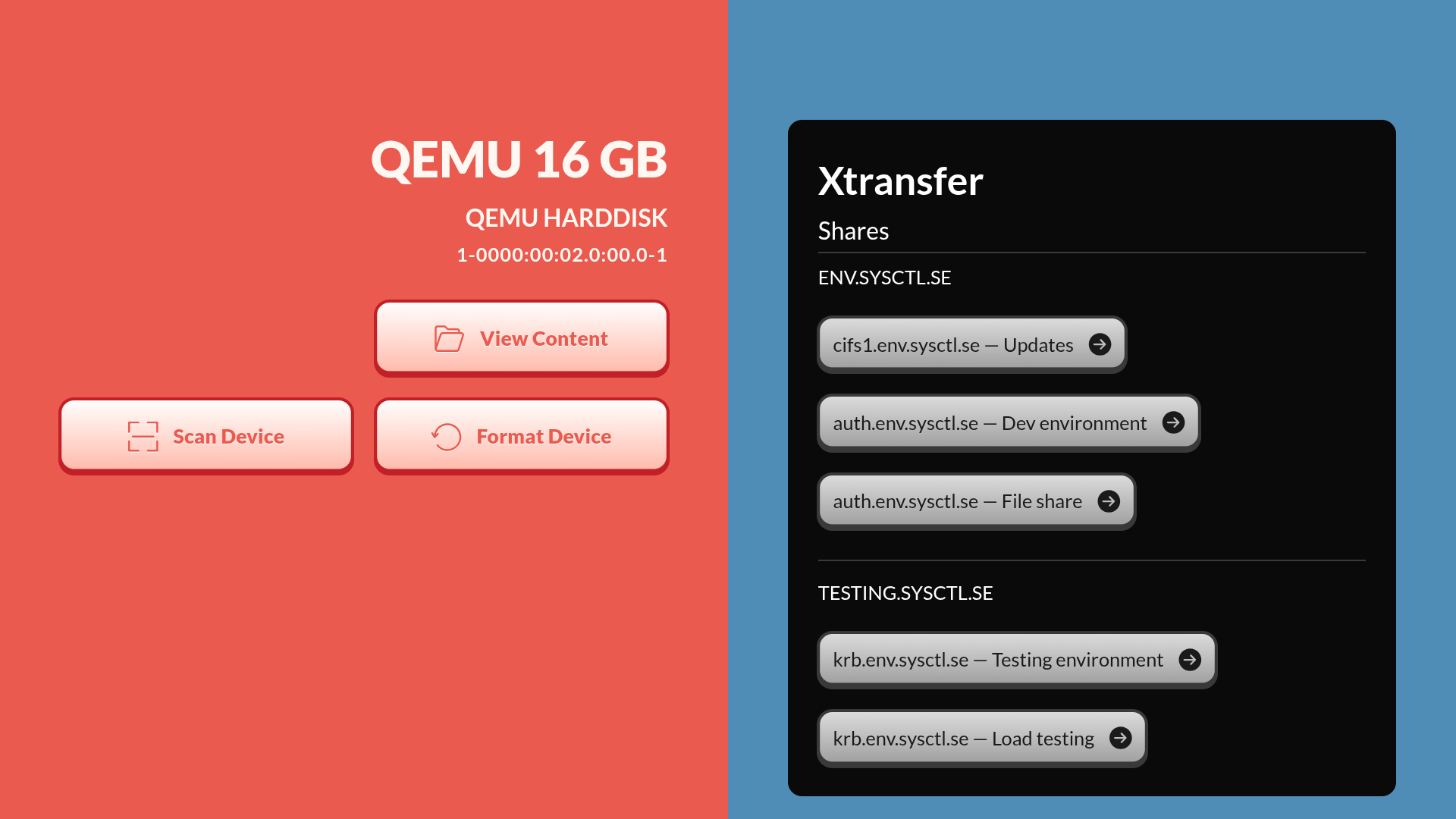 Share selection
